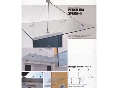 Pensilina tutto vetro mod.Sfera-N